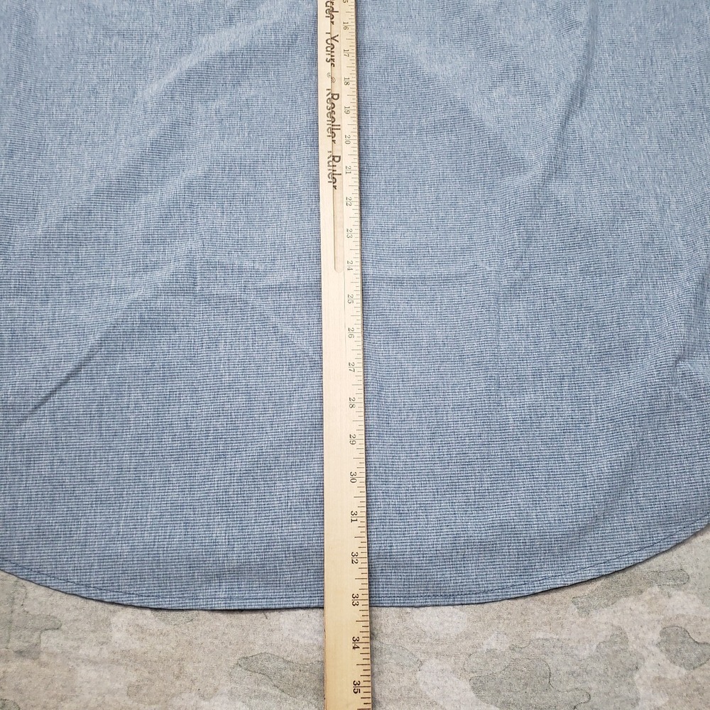 Duluth Trading Co Shirt Mens XL Blue Pockets Long Sleeve Button-Up - Picture 8 of 9